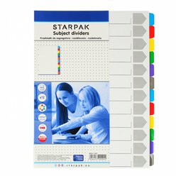 KARTONOVÉ VLOŽKY A4 12 BAREV STARPAK 131563