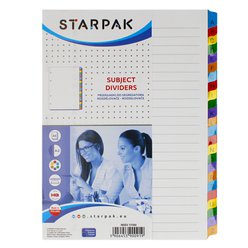 KARTONOVÉ VLOŽKY A4 AZ ALFABETICAL STARPAK 313564