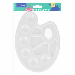 PALETA NA BARVY OVÁLNÁ BÍLÁ STARPAK 236216 PALETA NA BARVY OVÁLNÁ BÍLÁ STARPAK 236216