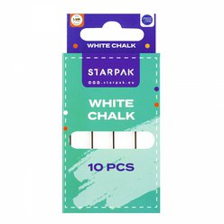 ŠKOLNÍ KŘÍDA, BÍLÁ, 10 ks. STARPAK 262682 ŠKOLNÍ KŘÍDA, BÍLÁ, 10 ks. STARPAK 262682