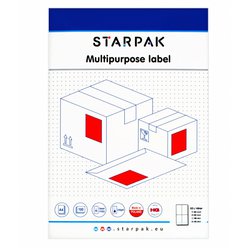 SAMOLEPÍCÍ ŠTÍTEK 105X148 STARPAK 424006