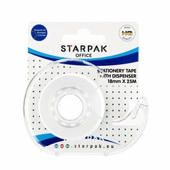 SAMOLEPÍCÍ PÁSKA 18MMX25MN S GILOTINOU STARPAK 447737 SAMOLEPÍCÍ PÁSKA 18MMX25MN S GILOTINOU STARPAK 447737
